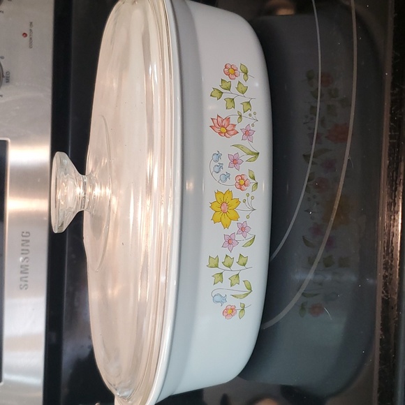 Corningware Kitchen Vintage Corningware Meadow 12 Quart Casserole